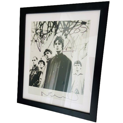 Oasis first line up autographed promotional photograph - The Memorabilia Club