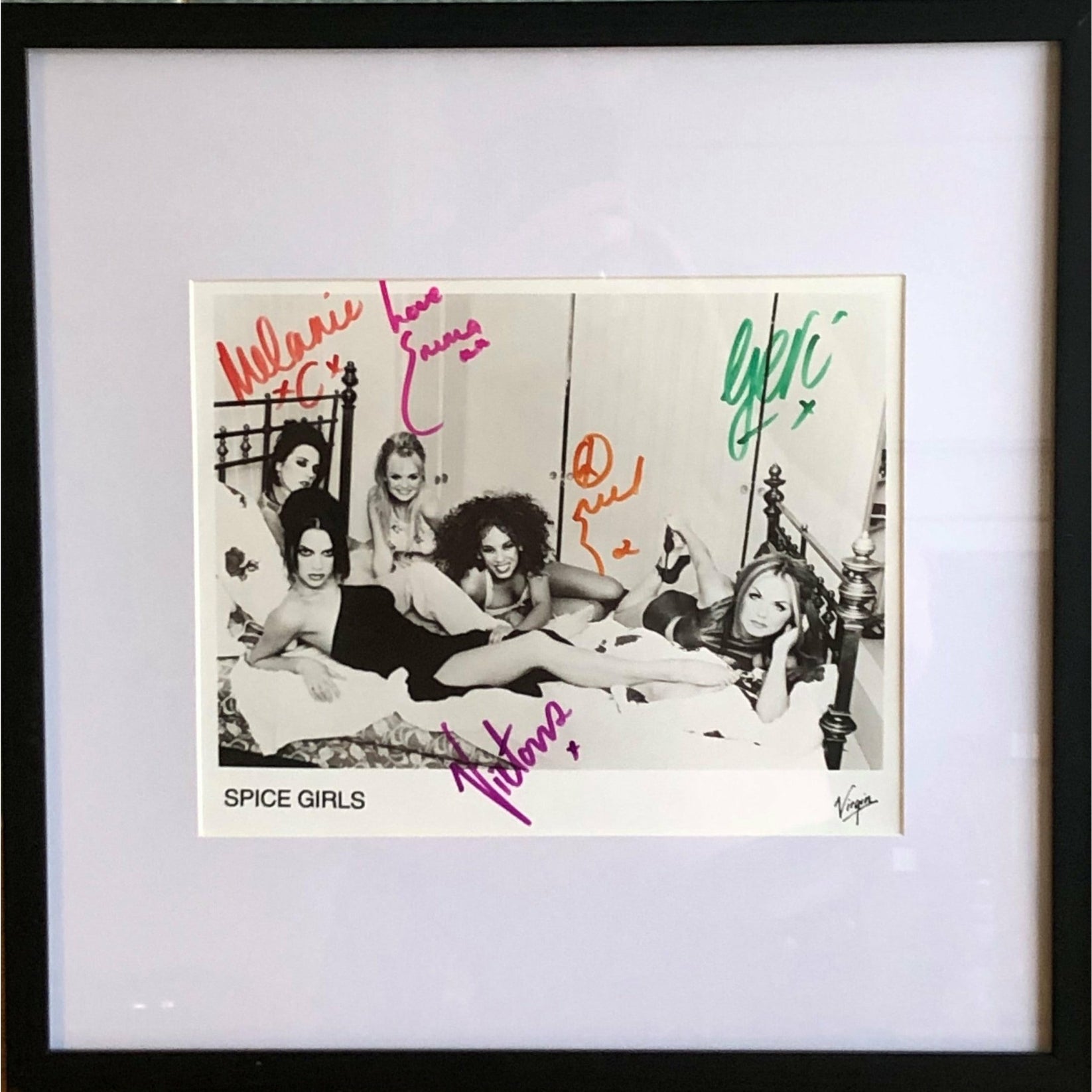 The Spice Girls Autographed Photo The Memorabilia Club 